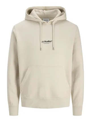 JACK&JONES - JJESOHO SWEAT HOOD NOOS Moonbeam - Gr. - XL