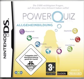 Power Quiz: Allgemeinbildung (PEGI) [für Nintendo DS]