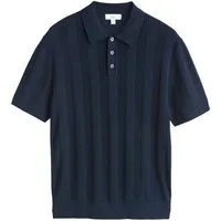 Next Poloshirt Regular Fit Poloshirt aus Strick, Pointelle (1-tlg)