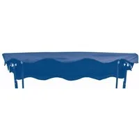 GO-DE Hollywoodschaukel GO-DE Hollywoodschaukel Dachauflage blau