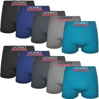 Socked Boxershorts Microfaser Unterhosen Retro Shorts (10-St) bequeme, sanft weiche Unterwäsche