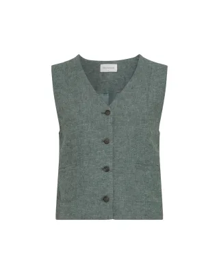 msch copenhagen - MSCHViana Ginia V Neck Waistcoat - Gr. - XS