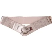 MIRROSI Taillengürtel Leo Unifarbe breit 6cm für Taillenumfang 85 bis 110cm, ONESIZE (Angenehmes Tragesgefühl, Leopard Muster, Unifarben) Breiter Stretch Gürtel