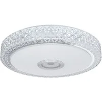 FIVMEN LED Deckenleuchte LED Deckenleuchte Dimmbar Farbwechsel mit Fernbedienung, Deckenlampe Sternenhimmel mit Bluetooth Lautsprecher & APP-Steuerung