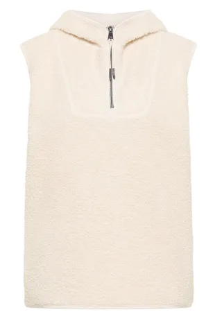 CECIL - Teddy Troyer Weste beige - Gr. - L
