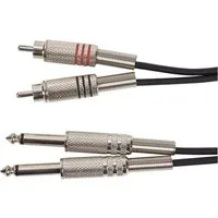 MUSIC STORE Audio-Kabel, Audiokabel, stereo, Cinch/6,3 mm Klinke