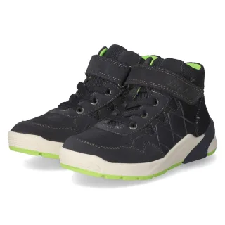 Lurchi Stiefeletten RONALD - Gr. 32 - Blau - Leder & Textil