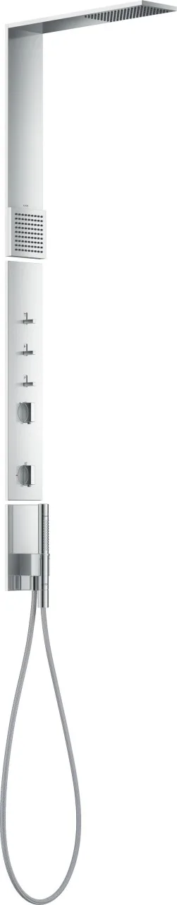Hansgrohe Duschpaneel Axor ShowerComposition Thermostat Kopfbrause 110/220 1jet chrom, 12595000 12595000