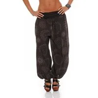 malito more than fashion Haremshose malito Damen Pumphose mit Print, Haremshose zum Tanzen, Aladinhose leichte Pumphose Einheitsgröße