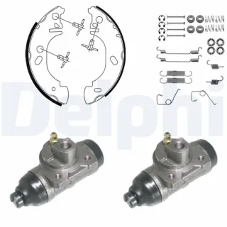 Delphi Bremsbacken vormontiert hinten Ford Transit KP957