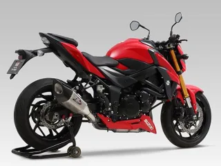 Sport Auspuff Yoshimura R11 SQ Edelstahl matt Carbonendkappe Suzuki GSX-S 750 Bj.2017-2020 EURO4+ABE