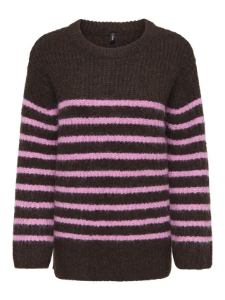 ONLY - ONLMAGGIE LS LONG O-NECK CC KNT Coffee Bean - Gr. - M