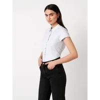 DESOTO Klassische Bluse Pia mit Hemdblusenkragen