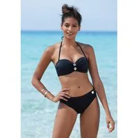 Vivance Bügel-Bandeau-Bikini mit edlen Zierknöpfen