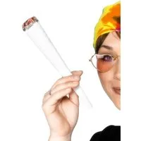 Smiffys Hippie-Kostüm Riesiger Joint, Witziges Kostümzubehör für sehr entspannte Auftritte