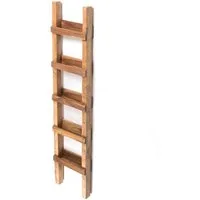 DESIGN DELIGHTS Regal LEITERREGAL "STEP 170", Altholz massiv Holz, 170x35 cm, Pflanzenleit