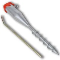 vidaXL Schirmhalter Schirmständer 55 cm Verzinkter Stahl, 1 tlg.