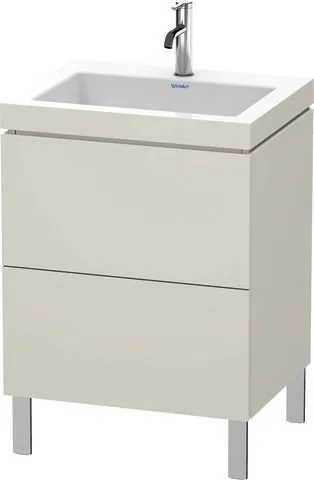 Duravit L-Cube c-bonded Set bodenstehend Taupe 600x480x698 mm - LC6936O8383 LC6936O8383