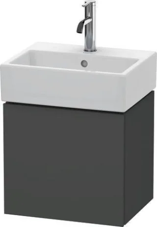 Duravit L-Cube Waschtischunterbau wandhängend Graphit Matt 434x341x400 mm - LC6245L4949 LC6245L4949