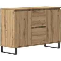 vidaXL Sideboard Sideboard Artisan-Eiche 101,5x35x70 cm Holzwerkstoff (1 St)