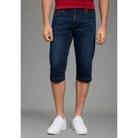Bruno Banani Jeansbermudas Hutch-Bermuda Straight-Fit, normale Leibhöhe, aus elastischem Denim-Material