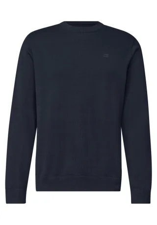 Street One - Basic Strickpullover blau - Gr. - M