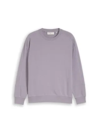 TOM TAILOR Denim - Relaxed Sweatshirt mit Nahtdetails grau - Gr. - S