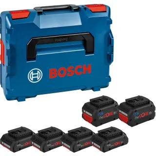 Bosch Akku-Paket 4x PC18V4.0+2x PC18V 8.0 - 1600A02A2T