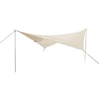EXPLORER Sonnensegel Sonnensegel 3x4m rechteckig wasserabweisend mit Stangen, (Set, Leinen und Heringen Sonnenschutz UPF80+ UV Schutz), nach Standard 801 in beige, grün oder grau für Balkon Garten Terrasse