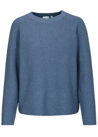 THE FASHION PEOPLE - NOS Pullover blue orchid melange - Gr. - L