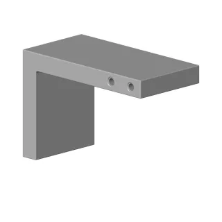 Dornbracht Halter für Badetuchhalter Ersatzteile 081798501 45 x 60 x 90 mm Chrom 081798501-00