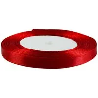 maDDma Satinband 22,5m Satinband 10mm Dekoband Geschenkband Schmuckband, rot