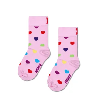 happy socks - Kids Heart Sock Rosa - Gr. - 3Y