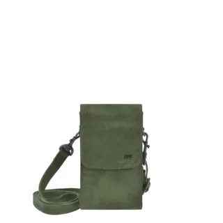 Bear Design Handytasche Leder Robbie dunkles grün | Umhängen & Gürtel