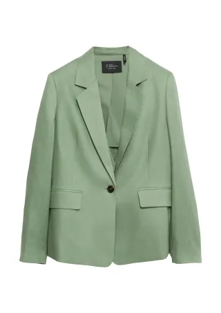 s.Oliver BLACK LABEL - Indoor-Blazer grün - Gr. - 44