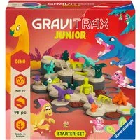 Ravensburger Kugelbahn-Bausatz GraviTrax Junior Starter-Set L Dino, Made in Europe
