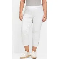 Sieh an! Bequeme Jeans 7/8-Jeans komfortabel mit Schlupfbund und Knöpfen am Saum