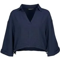 AUTHENTIC STYLE Blusenshirt Damen, Bluse kurzarm
