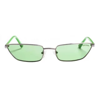 Damen-Sonnenbrille aus Metall mit rechteckiger Form GU8285 Guess
