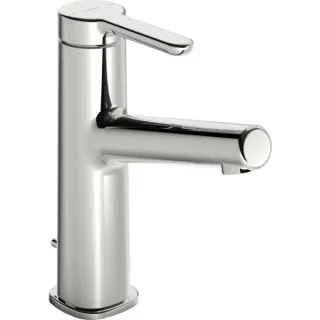 Hansa Hansadesigno Waschtischarmatur 51832283 mit Ablaufgarnitur, Ausladung 128 mm, chrom