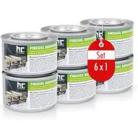 Höfer Chemie GmbH Brennpaste 6x 200g FLAMBIOL® Firegel Brennpaste zum Warmhalten von Speisen, 200 l, (6-St), Zum Warmhalten von Speisen auf Buffets