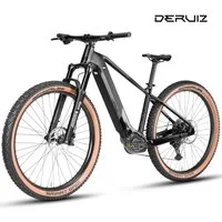 DERUIZ E-Bike Mountainbike 29 Zoll, 180km, 110Nm Mittelmotor, Bluetooth, Lockout-Federgabel, 11 Gang SHIMANO CUES ASLU6000T1R Schaltwerk, Kettenschaltung, Mittelmotor, 720 Wh, (Trittfrequenz- und Drehmomentsensor, 6 Stufen, bis zu 170 kg), mit Anfahr