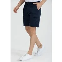 Kendindza Collection Cargoshorts Bermuda Herren Kurze Cargo Hose Schlupfhose Stretch Gummibund kurze hose Herren Cargoshorts Herren Sommer Stretch Gummibund