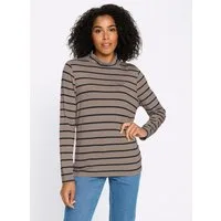 Sieh an! T-Shirt Rollkragen-Shirt Langarm