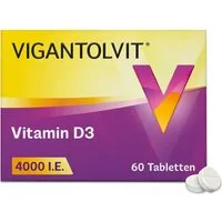 Vigantolvit VIGANTOLVIT 4000 I.E. Vitamin D3 Tabletten, 60 St Tabletten, 1 er 60,00 St.