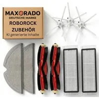 Maxorado Saugroboter Zubehör-Set Zubehör Set passend für Roborock S4 S5 MAX S6 Pure E2 E3 E4 E5 Q5, Zubehör für Saugroboter Bodenwischer, Für Xiaomi C1 Staubsaugerroboter Staubsauger Ersatzteile
