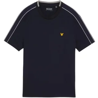 Lyle & Scott Navy Blue Tape T-shirt
