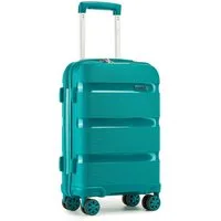KONO Koffer Leichter PP-Reisekoffer mit 4 multidirektionalen Rollen & TSA-Schloss