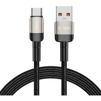 TECH PROTECT UltraBoost Evo USB-Kabel, USB-A, USB-C, (200 cm), 100 W Schnellladung mit robustem Nylongeflecht