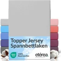 etérea Himmlische Qualität Spannbettlaken etérea Comfort Jersey Topper Spannbettlaken, Jersey, Gummizug: rundum, (1 Stück)